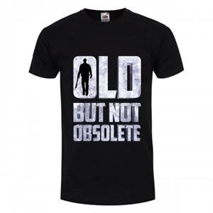 Grindstore Heren oud maar niet verouderd T-shirt L zwart
