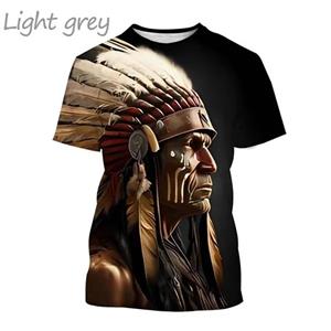 TIP723 Zomer Indiase Boss Mannen en Vrouwen 3D geprint T-shirt Mode Casual O-hals Korte Mouw Harajuku Hip-Hop Streetwear Oversized Tops L