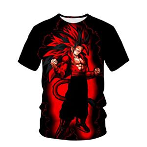 Baibao QIQI Super Dragon Ball T-shirt Heren Patroon Print 3D Zomer Korte Mouw T-shirt Top Kleding 6XL