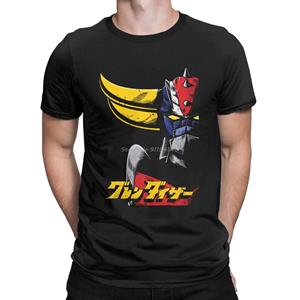 Kukebang Grendizer Ufo Robot Goldrake 3d print T-shirt Mazinger Z Anime Heren T-shirt 80s Manga Korte Mouw O-hals T-shirt Katoen Klassieke Tops S