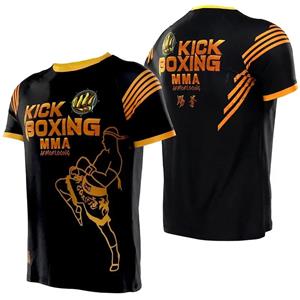 Baibao QIQI 3D Muay Thai bedrukt T-shirt BJJ- MMA grafische T-shirts voor heren kindermode coole hiphop gym korte mouwen sportkleding XS