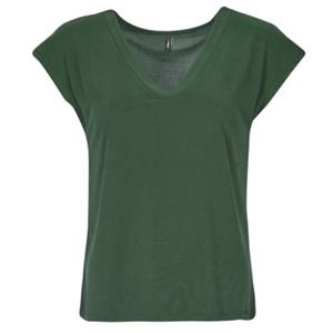Only Shirt met V-hals ONLFREE S/S MODAL V-NEC TOP BOX JRS NOOS