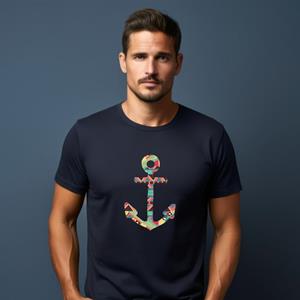 Le Roi du Tshirt T-shirt Homme - YOU MAKE ME HOME S marineblauwe kleur