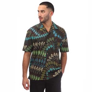 Marcelo Burlon County of Milan Overhemd met verenprint - Bruin