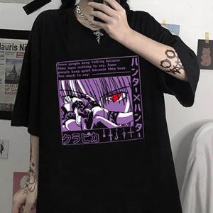 Pino Chio Hunter X Hunter Kurzarm T-shirt Harajuku Cartoon Anime-shirt XL wit