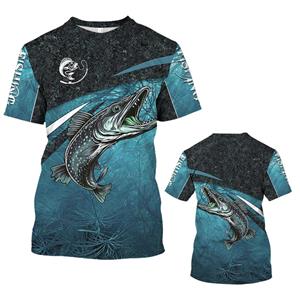 ETST 03 Vis T-shirt voor heren Vis grafisch T-shirt 3D print Korte mouwen T-shirts Casual T-shirt Oversized Herenkleding Tops Zomer 2024 Nieuw S