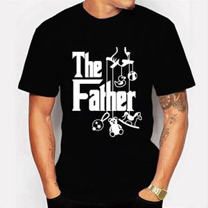 Kukebang Grappig Vaderdag T-shirt 3D-print Heren T-shirt Klassiek Heren Oversized T-shirt Grafische T-shirts Losse Top S