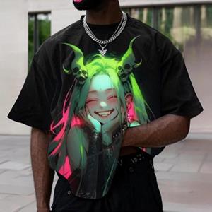 Bobby 2 Heren T-shirt 3D-animatiekarakterprint Korte mouw T-shirt voor heren Mode Straat Man Kleding Losse oversized T-shirt Top S