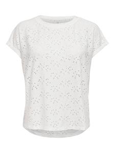 Only Shirt met korte mouwen ONLSMILLA S/S TOP JRS NOOS