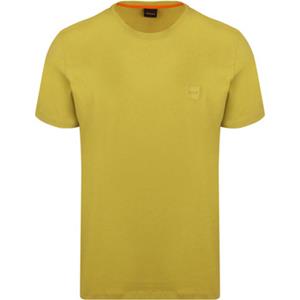 Boss Orange T-shirt Tales met boss-borduursel op de borst