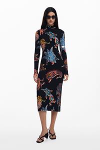 Desigual Nauwsluitende jurk Paisley M. C. Lacroix - BLACK