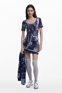 Desigual Bedrukte jurk M. C. Lacroix - BLUE