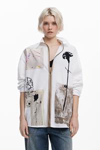 Desigual M. C. Lacroix overhemd met uitsnijdingen - WHITE