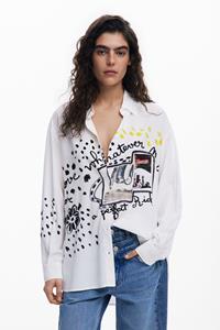Desigual Persephone overhemd - WHITE