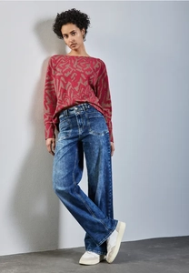STREET ONE Jacquardtrui met two-tone jacquard