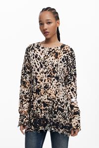 Desigual Dierprint trui - MATERIAL FINISHES