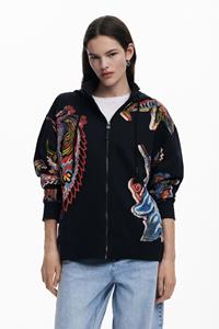 Desigual Paisley sweatshirt M. C. Lacroix - BLACK