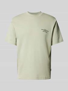 Jack & Jones Jprblachad branding ss crew neck te olijf