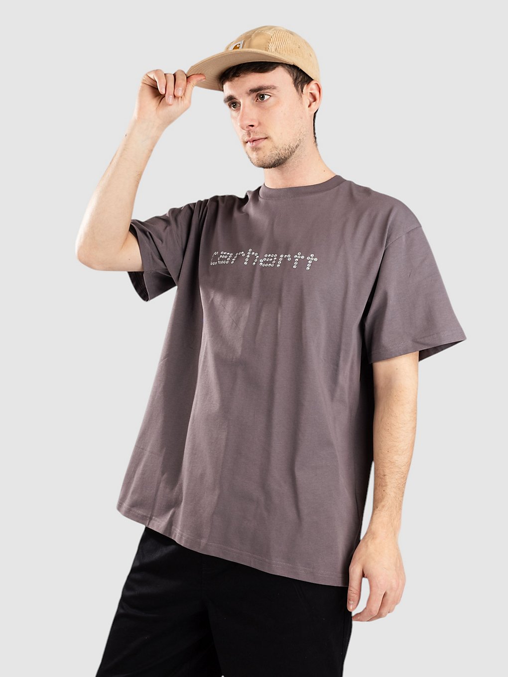 Carhartt WIP Rivet Script T-Shirt grau