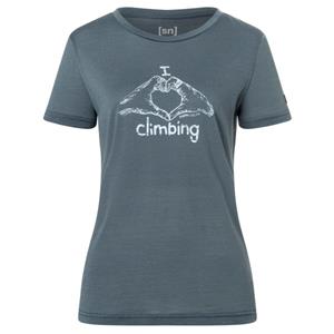 Super.Natural Dames I Love Climbing T-Shirt