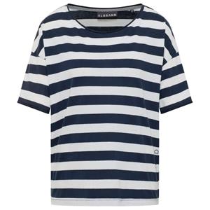 ELBSAND  Women's Luani T-Shirt - T-shirt, blauw/grijs