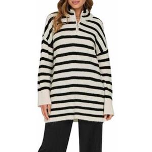 Only Gebreide jurk met opstaande kraag, model 'ALFRIDA'