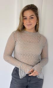 Ready to Wear Maron kanten top