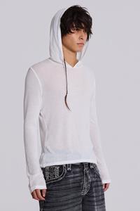 Jaded Man White Marl Mist Hoodie