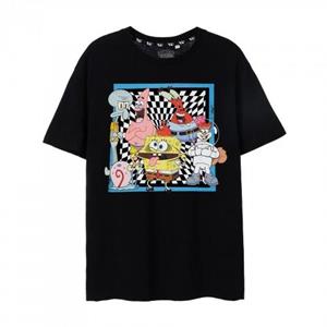 Pertemba FR - Apparel SpongeBob SquarePants Heren Group Shot T-shirt met korte mouwen XL zwart