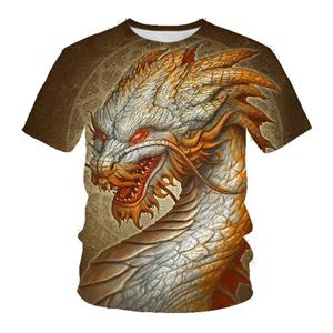 WowClassic Streetwear Koala Hip Hop Series 3D Bedrukt T-shirt Heren Animal Tees Casual Outfit Zomer Korte Mouw T-shirts S