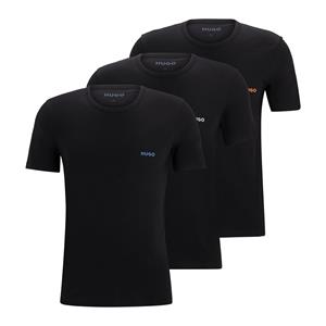 HUGO Regular fit T-shirt met ronde hals in een set van 3 stuks