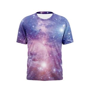 Kukebang Galaxy Heren T-shirts Ruimte Universum Bliksem 3D Print Streetwear Heren Dames O-hals Oversized T-shirt Harajuku Tees Tops Kleding S
