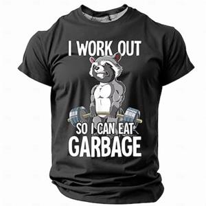 ETST 03 Dier Grappig Retro Vintage Casual Straat Stijl Heren 3D Print T-shirt T-shirt Korte Mouw Ronde Hals Shirt Lente Zomer Kleding S
