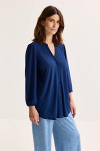 Mayerline V-halsblouse Met Pofmouw