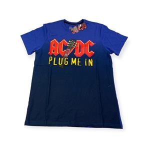 Outletup-clothes Koszulka T-shirt męski okrągły dekolt AC/DC S