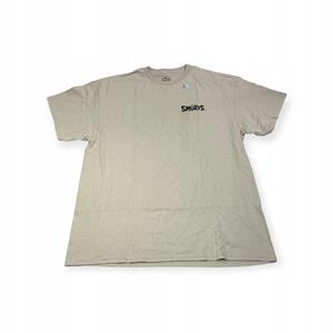 Outletup-clothes Koszulka T-shirt męski okrągły dekolt SPENCER'S SMURFS XL