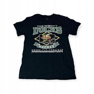 Outletup-clothes Koszulka T-shirt męski okrągły dekolt SPENCER'S THE MICHTY DUCKS S