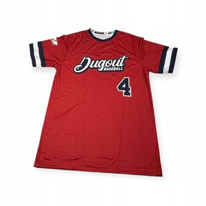Outletup-clothes Bluzka męska na krótki rękaw CHAMPRO DUGOUT BASEBALL 4 M