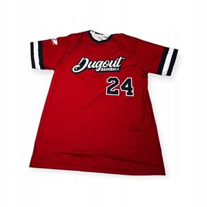 Outletup-clothes Bluzka męska na krótki rękaw CHAMPRO DUGOUT BASEBALL 24 L
