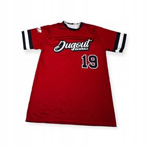 Outletup-clothes Bluzka męska na krótki rękaw CHAMPRO DUGOUT BASEBALL 19 M