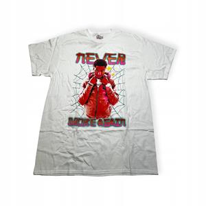 Outletup-clothes Koszulka T-shirt męski okrągły dekolt SPENCER'S nadruk L