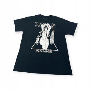 Outletup-clothes Koszulka T-shirt męski okrągły dekolt SPENCER'S LEWD COMPLEX M