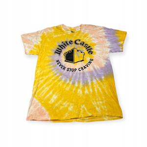 Outletup-clothes Koszulka T-shirt męski okrągły dekolt SPENCER'S WHITE CASTLE S