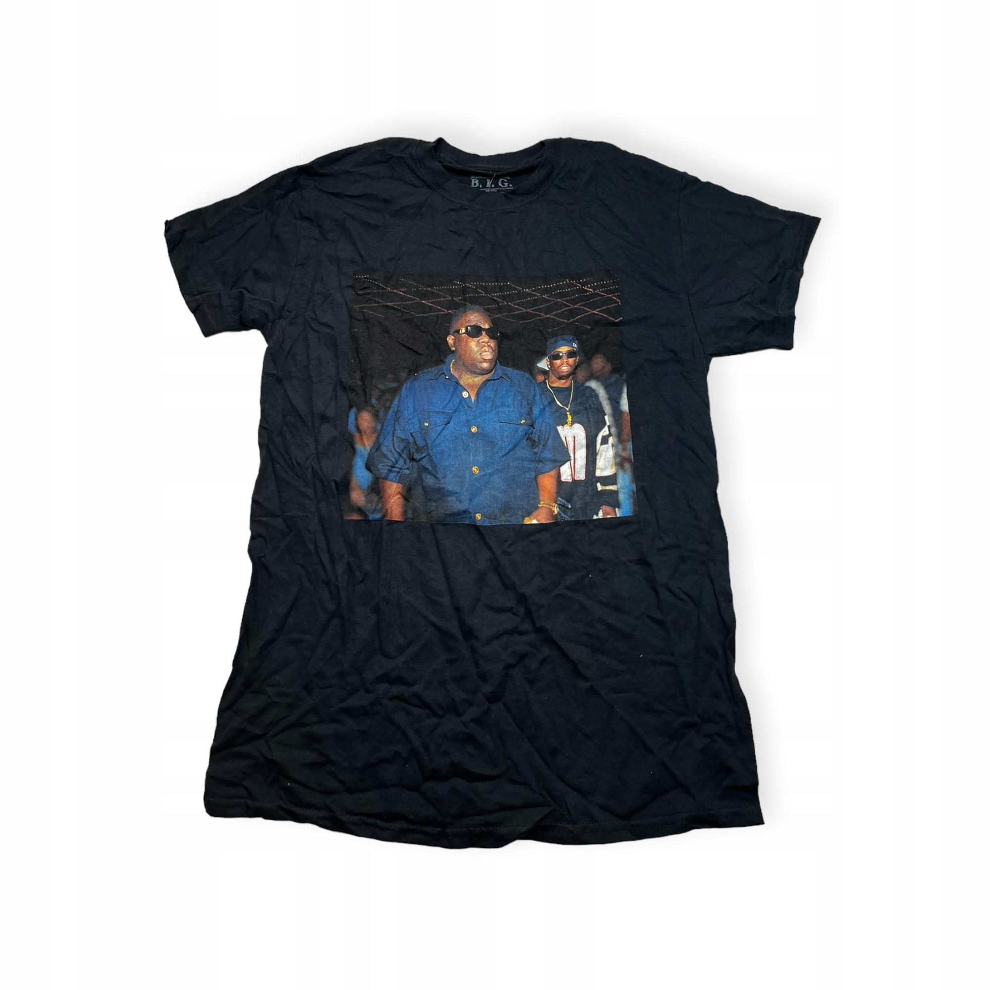 Outletup-clothes Koszulka T-shirt męski okrągły dekolt SPENCER'S NADRUK M