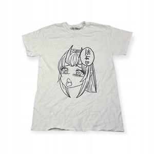 Outletup-clothes Koszulka T-shirt męski okrągły dekolt SPENCER'S LEWD COMPLEX S