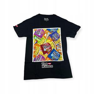 Outletup-clothes Koszulka T-shirt męski okrągły dekolt SPENCER'S TOP RAMEN S
