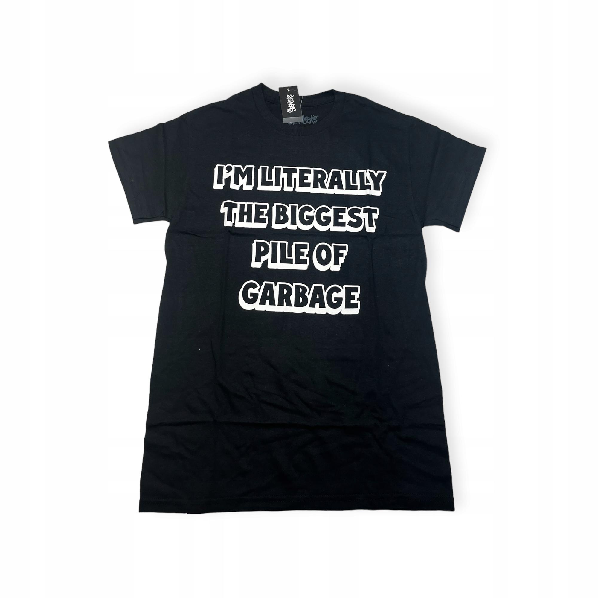Outletup-clothes Koszulka T-shirt męski okrągły dekolt SPENCER'S NADRUK L