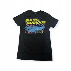 Outletup-clothes Koszulka T-shirt męski okrągły dekolt SPENCER'S FAST FURIOUS XL