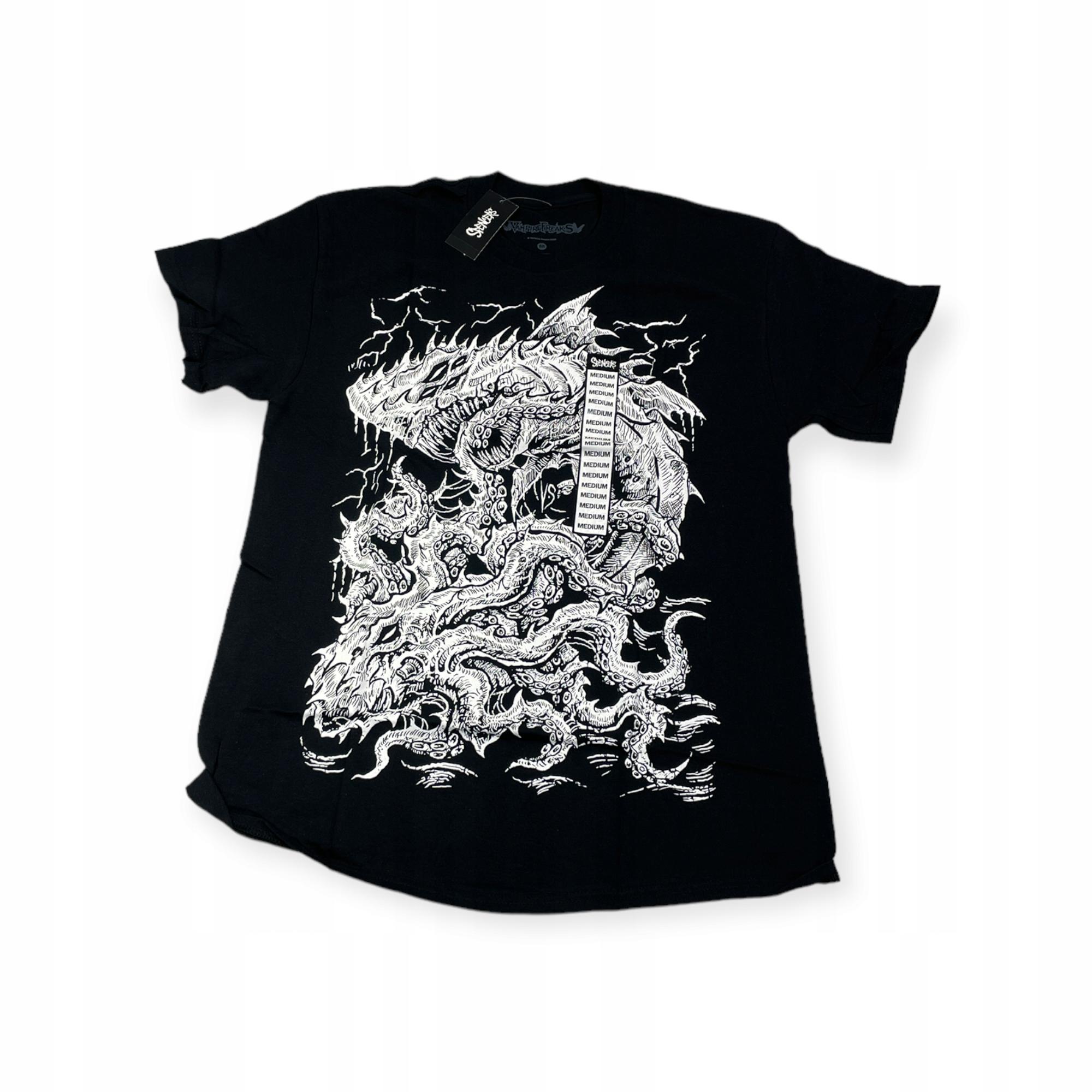 Outletup-clothes Koszulka T-shirt męski okrągły dekolt SPENCER'S VAMPIRE FREAKS L