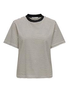 Only Shirt met korte mouwen ONLLIVINA S/S STRIPE TEE JRS NOOS